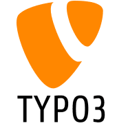 Billedet viser Typo3 logoet og linket peger til ekstern side hos Typo3.com