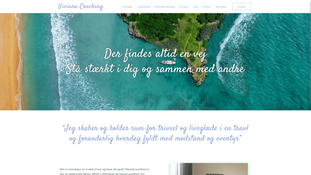 Vivian, der ejer Viviana Coaching skaber rum for trivsel og livsglæde og har især speciale inden for lærer-verdenen.